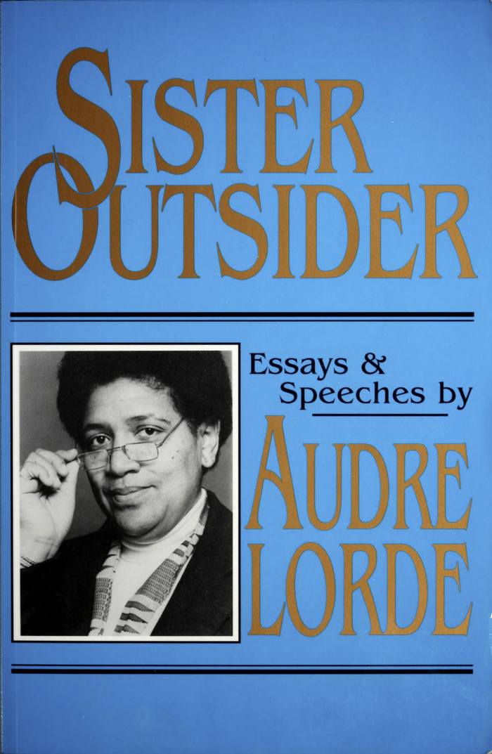 Cover of the paperback edition, Crossing Press, 1984.