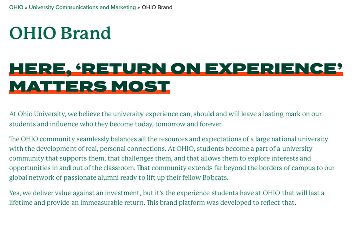 Brand guidelines.  here is used for text, too.