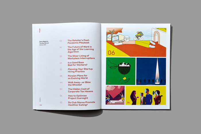 Delve magazine, Winter 2021, “The New Normal” 2