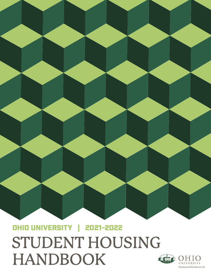 Cover of the Student Housing Handbook.