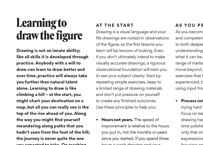 “Learning to draw the figure” article. Roslindale is paired with  for text.