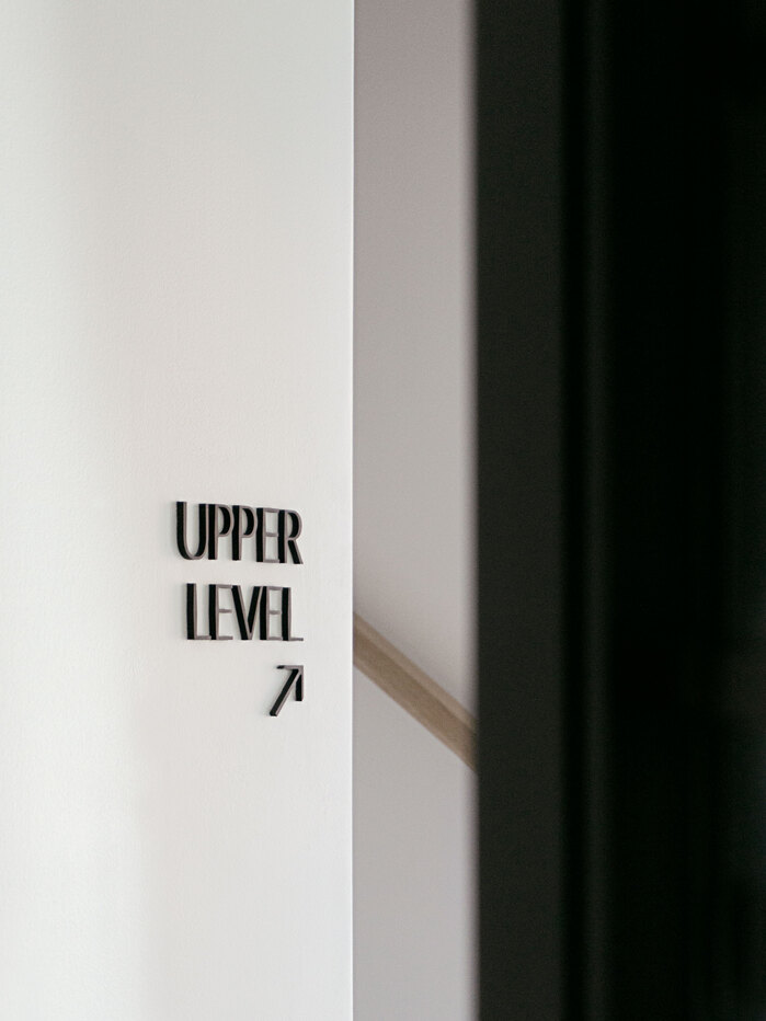 Wayfinding signage.