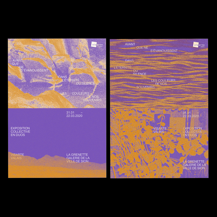 Avant que ne s’évanouissent dans l’éternité du silence les couleurs de nos souvenirs exhibition posters 2