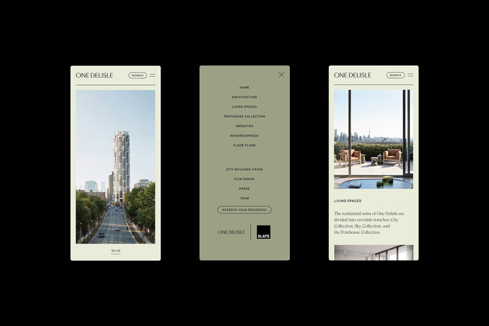 Mobile website.