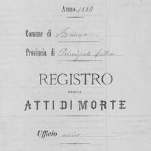 Death certificates, Salerno, Italy (1889–1917)