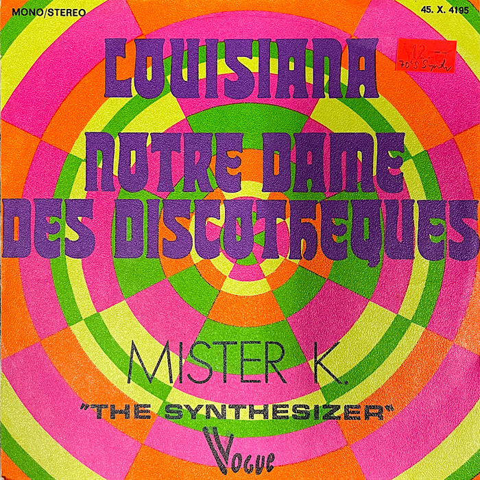 Mister K. – “Louisiana” / “Notre-Dame Des Discothèques” single cover