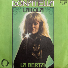 Donatella – “Lailolá” / “La Berta” German single cover
