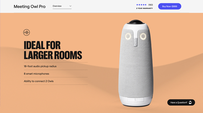 Owl Labs logo and website 6
