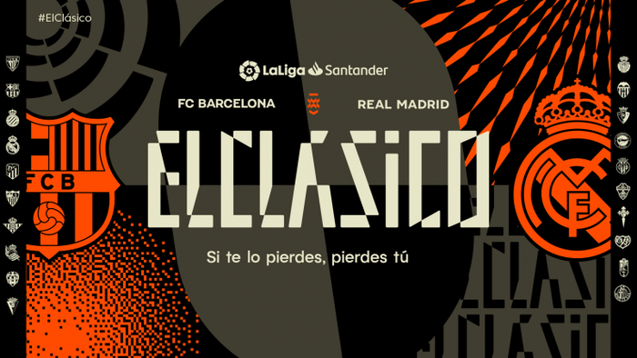 LaLiga Santander, “ElClásico” logo 2021/22 2