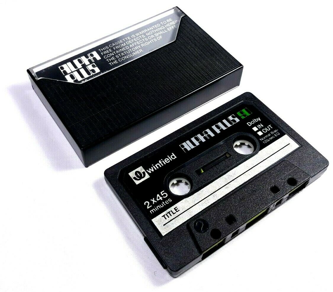 Winfield Alpha cassettes - Fonts In Use