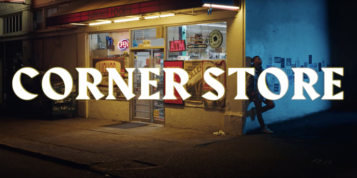 Title card for Corner Store video