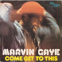 Marvin Gaye – “Come Get to This” Spanish single cover