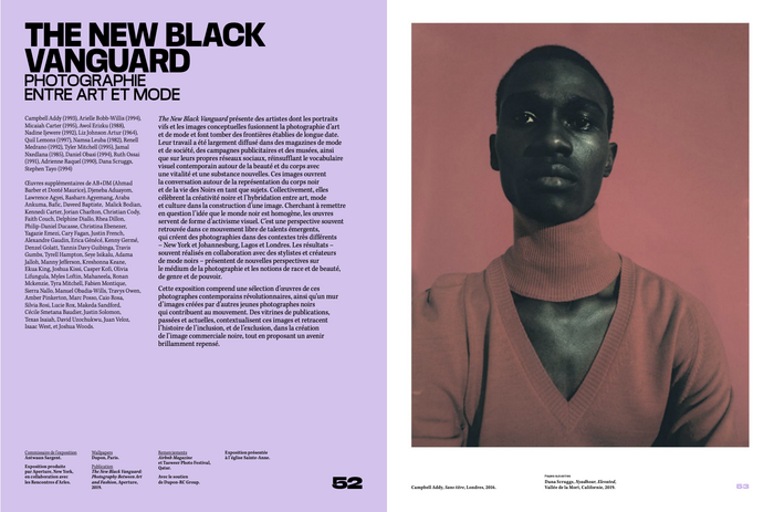 Catalog spread.