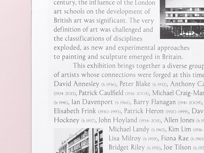 Schools of London exhibition catalog 4