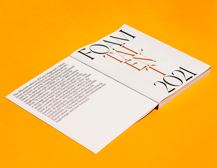 Foam magazine #58, “Talent” 4