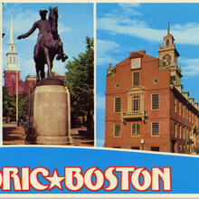 “Historic Boston” postcard