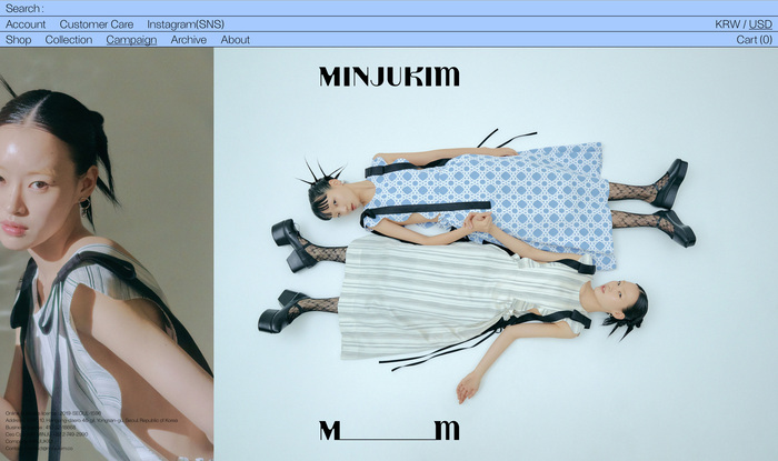 Minju Kim website 1