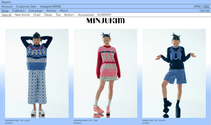 Minju Kim website 12