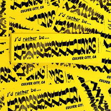 “I’d rather be typesetting” bumper sticker