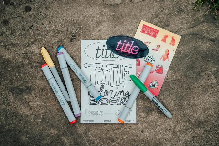 A coloring book, sticker, and sticker sheet came with Issue 005.