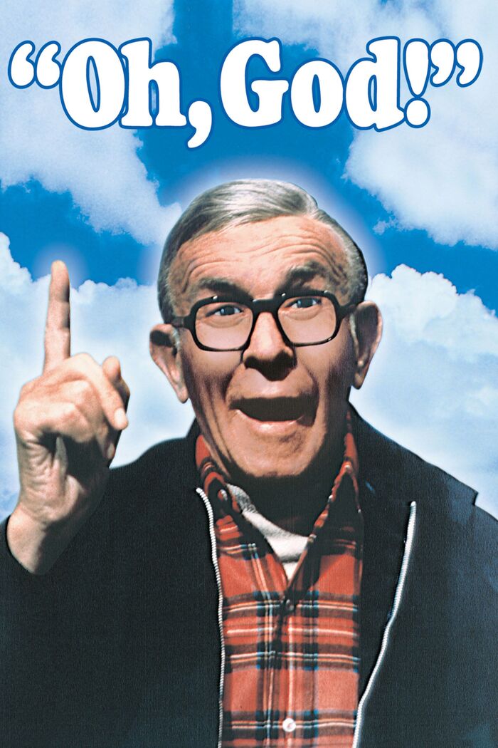 Oh, God! (1977) movie logo and posters 1