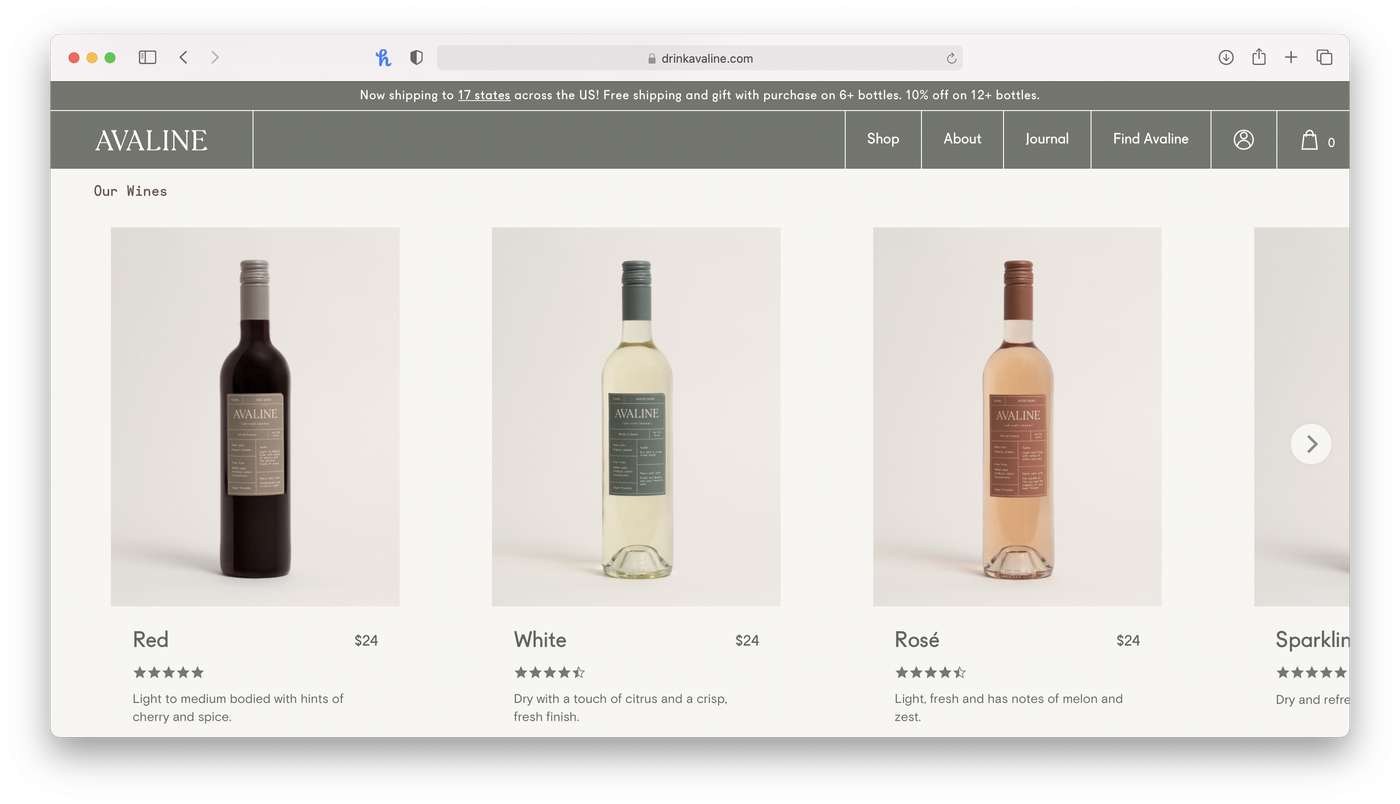 Avaline wine