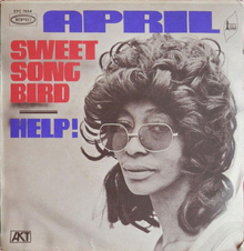 April – “Sweet Song Bird” / “Help!” and “Never Too Late” / “And Tomorrow Means Another Day” single covers