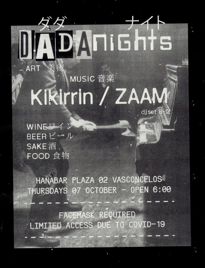Dada Nights flyers, September 2021 5