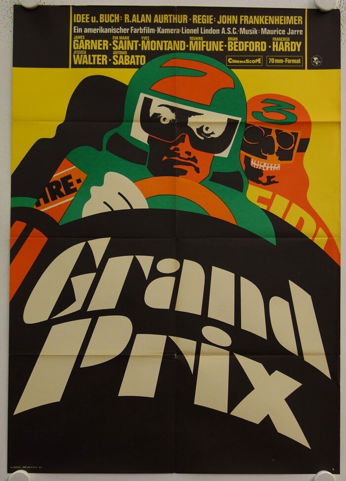 Grand Prix (1966) German movie poster