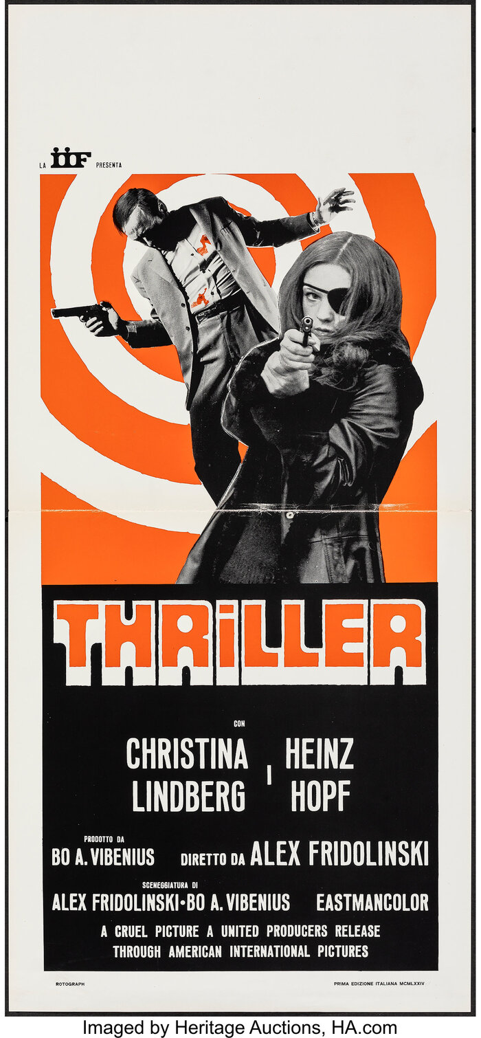 This poster (13″×27″) features reversed caps from  Condensed for the credits.