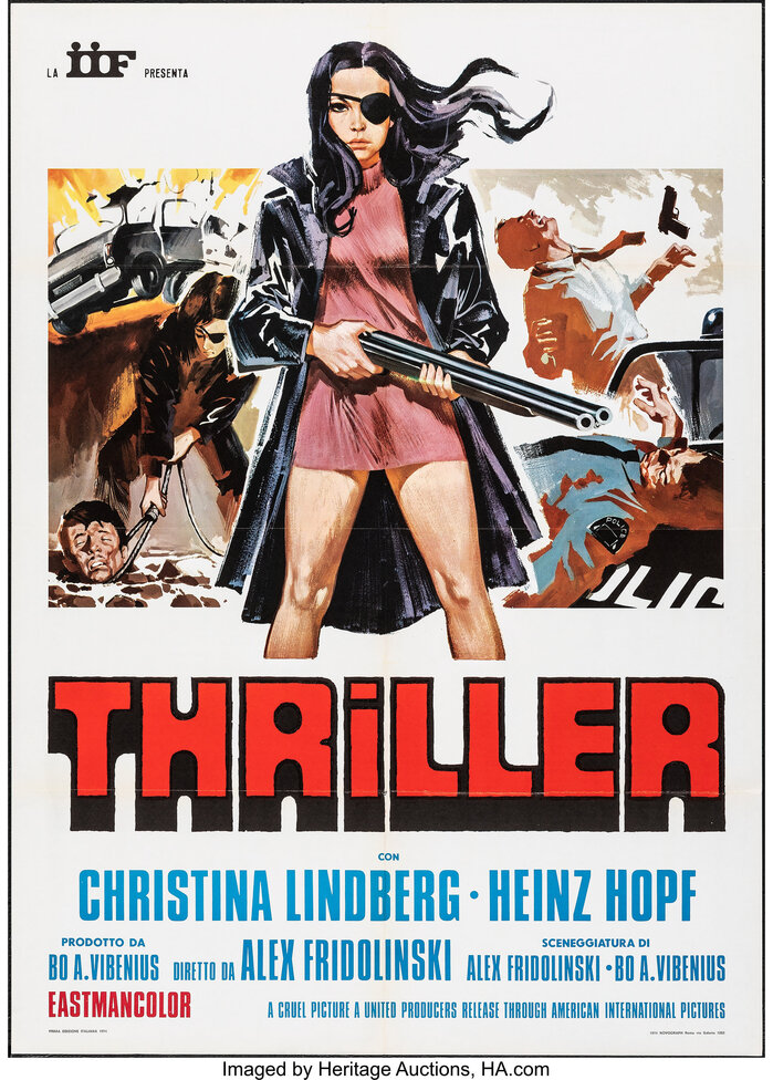 The credits on this poster (39.25″×55″) are shown in caps from two widths of  and .