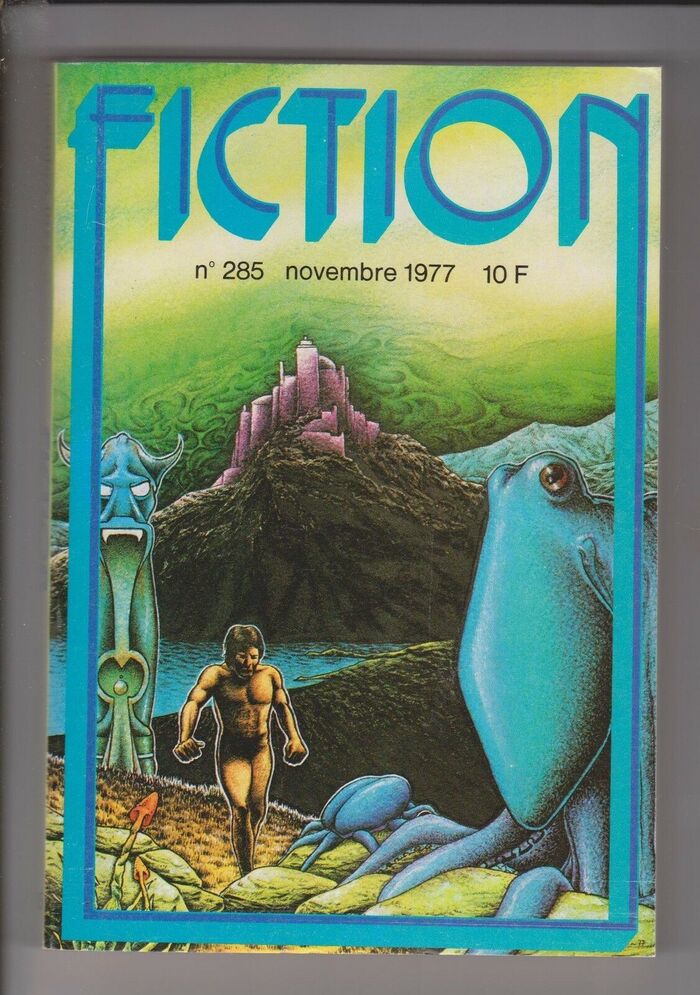 Fiction #285, November 1977, with cover art by Christian Rivière.