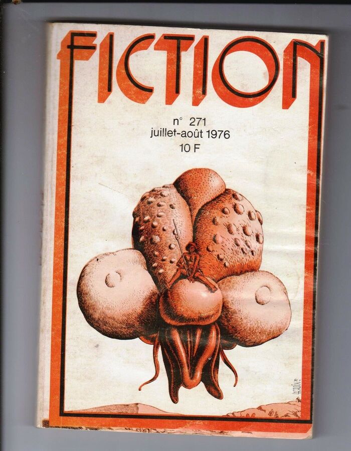 Fiction #271, July/August 1976, with cover art by Claude Lacroix.