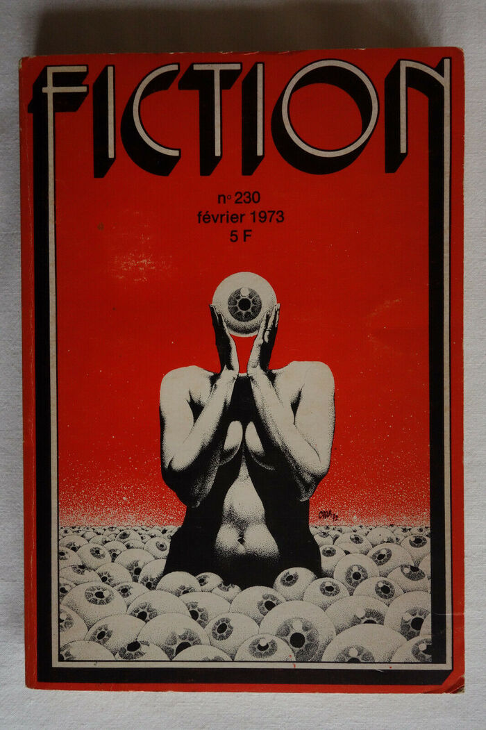 Fiction #230, February 1973, with cover art by Philippe Caza.
