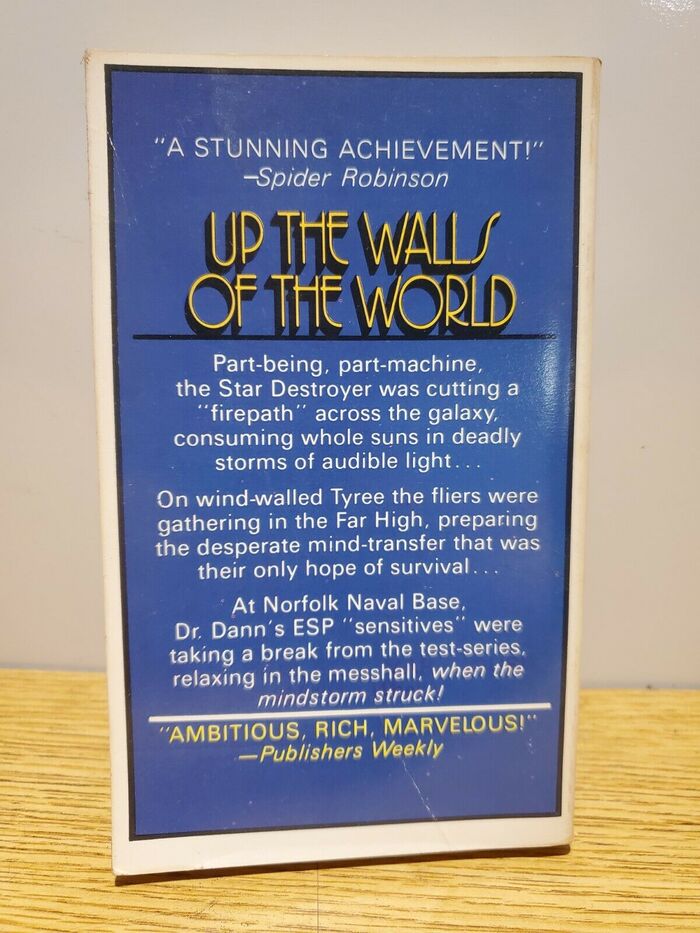 Up the Walls of the World by James Tiptree, Jr. (Berkley, 1979) 5