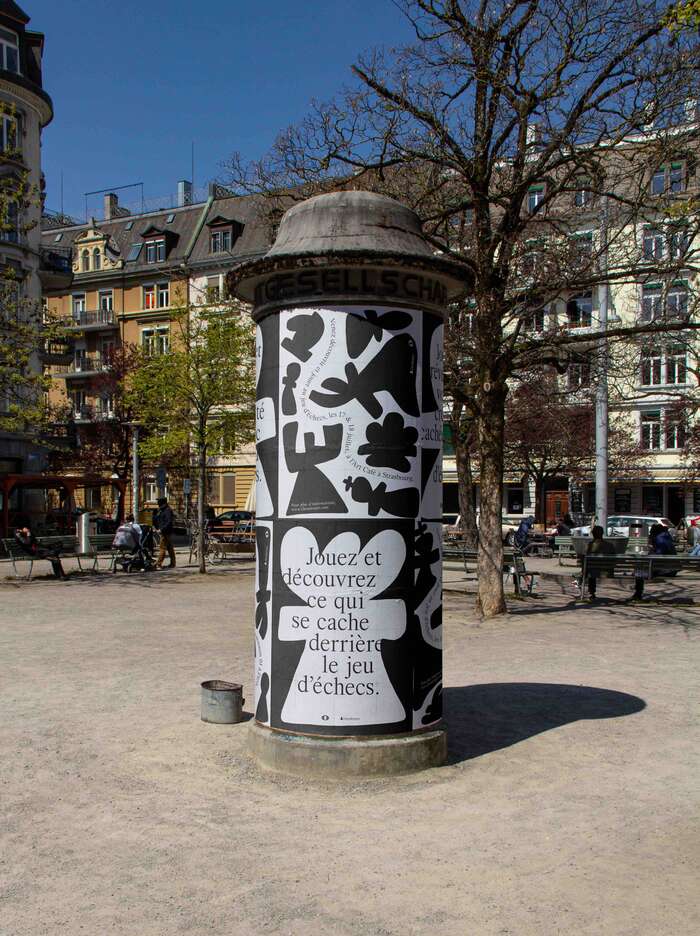 Mockup of the posters presented in the public space