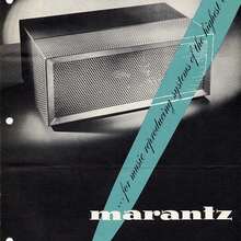 Marantz Amplifiers and Preamplifiers (1950s)