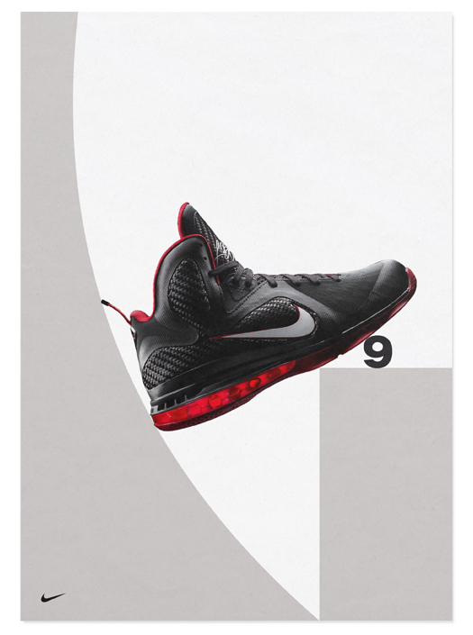 Nike LeBron 9 Shoes Ads (Design Explorations) 4