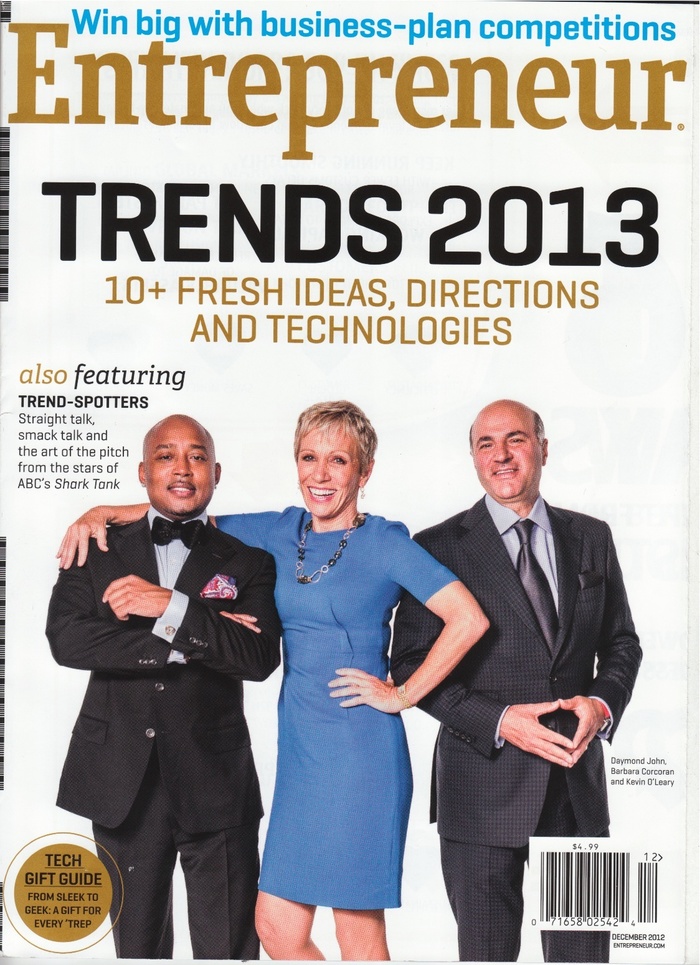 Entrepreneur magazine covers, 2012–13 5