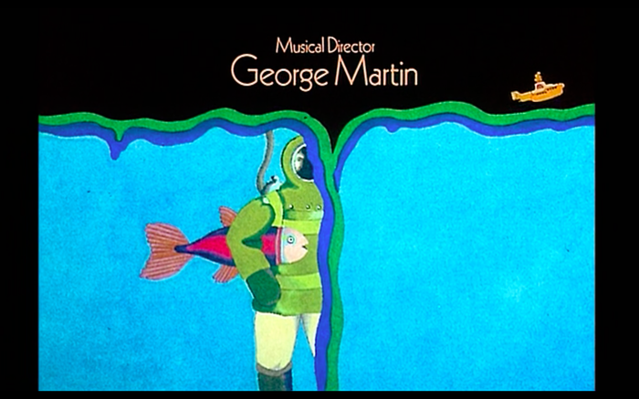 Yellow Submarine (1968) opening credits 5