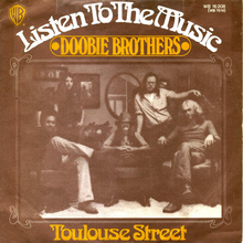 Doobie Brothers – “Listen To The Music” German single cover (1972)