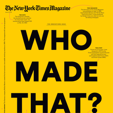 <cite>The New York Times Magazine</cite>, 2013 Innovations Issue