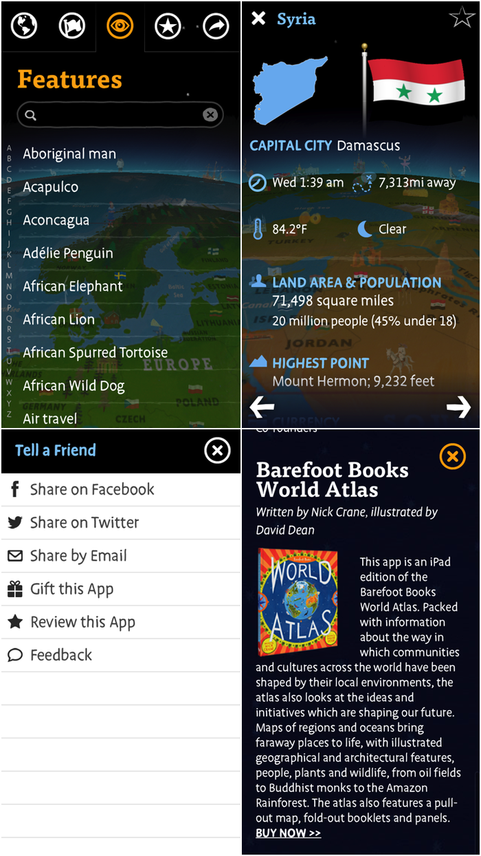 Barefoot Atlas iOS App 1