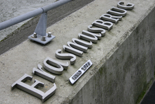 Erasmusbrug lettering, Rotterdam