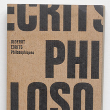 <cite>Ecrits Philosophiques</cite> book cover