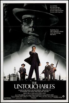 <cite>The Untouchables</cite> (1987) movie poster