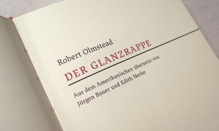 Der Glanzrappe by Robert Olmstead 2