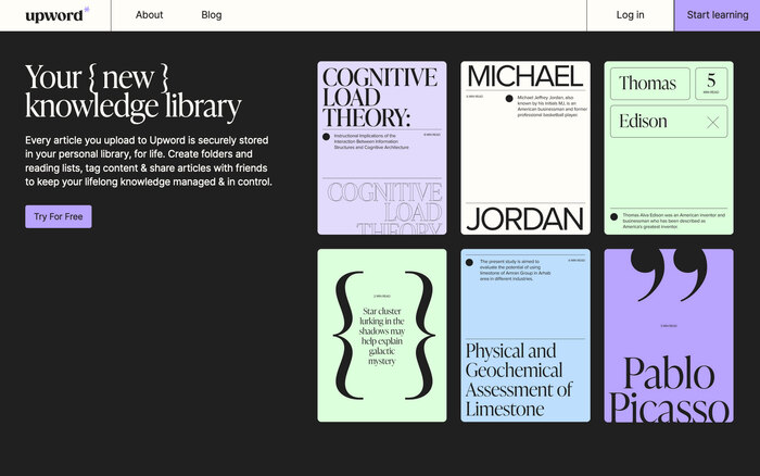 Upword website 6