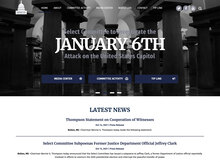 Select Committee to Investigate the January 6th Attack on the U.S. Capitol website