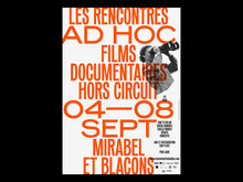 <span>Les Rencontres Ad Hoc </span> 2019 festival poster